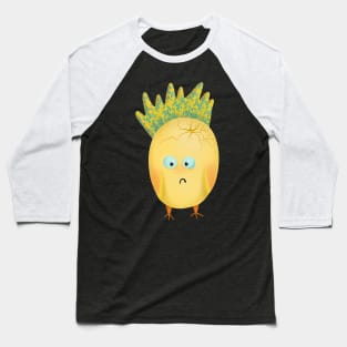 Embarrassed bird egg monster squinting Baseball T-Shirt